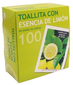 toallitas de limon
